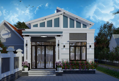 Nhà Panel Mái Lệch