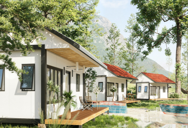 Nhà Lắp Ghép Mái Chữ A 