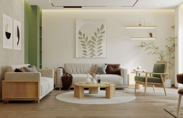 Nội Thất Phòng Khách theo phong cách hàn quốc