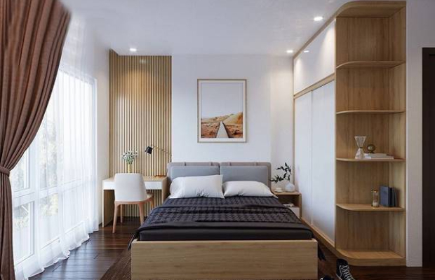 nội thất phòng ngủ nhẹ nhàng