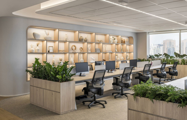 Nội Thất Văn Phòng Cao Cấp Tone Ấm