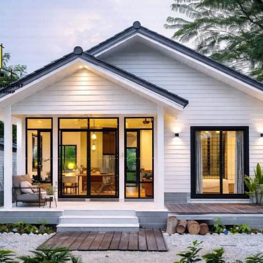 Mẫu nhà sân vườn đẹp 