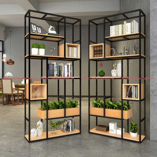 Kệ trưng bày khung sắt đẹp 