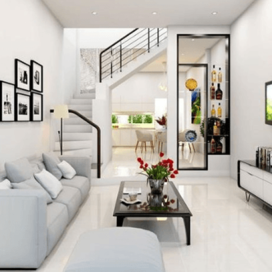 Nội thất phòng khách đơn giản 