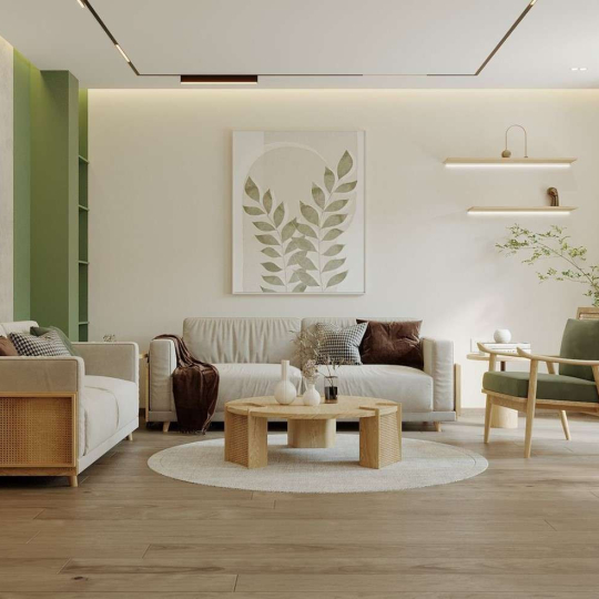 Nội Thất Phòng Khách theo phong cách hàn quốc